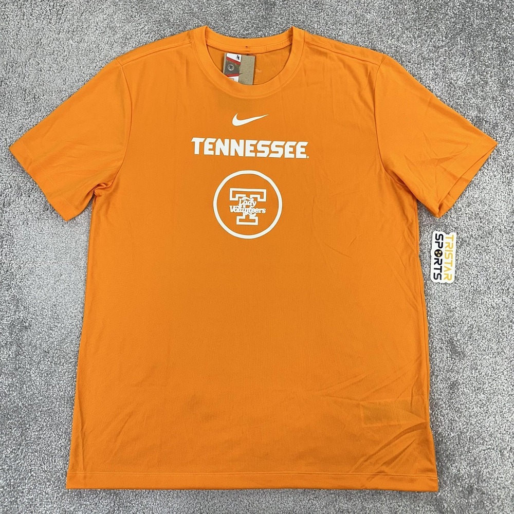 Tennessee Lady Volunteers Shirt Mens Large Orange NCAA Basketball Nike Dri Fit